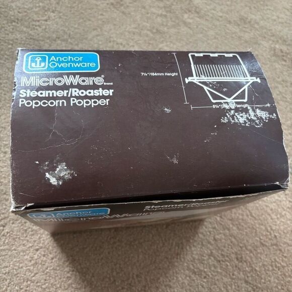 Anchor Hocking Microwave Steamer/Roaster Popcorn Popper *New* - Picture 6 of 7